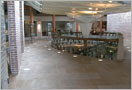 Internal York floor design, supply and installation including floor lighting.